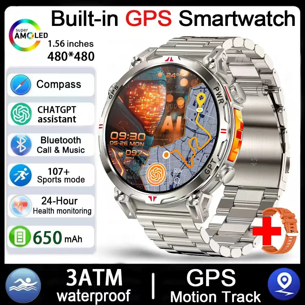 Montre GPS DAORKOW AMOLED 1,56″ – CLEVI Paris