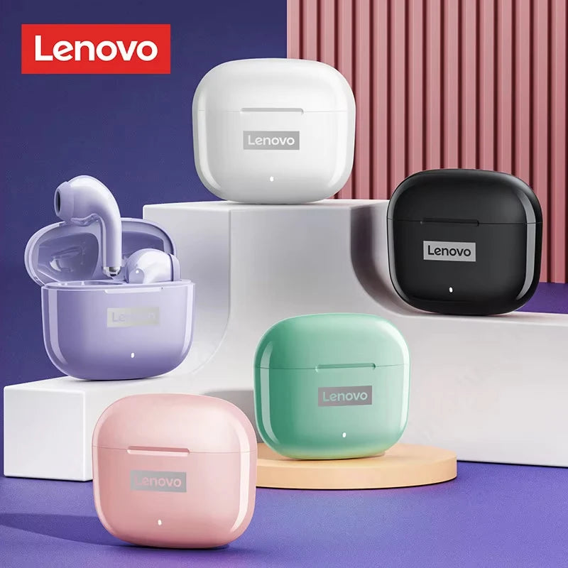 Écouteurs TWS Lenovo LP40 Pro Bluetooth 5.1 IPX5 25h – CLEVI Paris