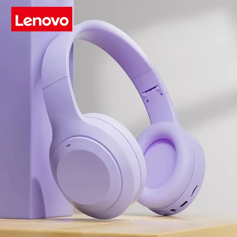 Casque Lenovo Over-Ear Pliable Bluetooth 5.3 40H ANC – CLEVI Paris