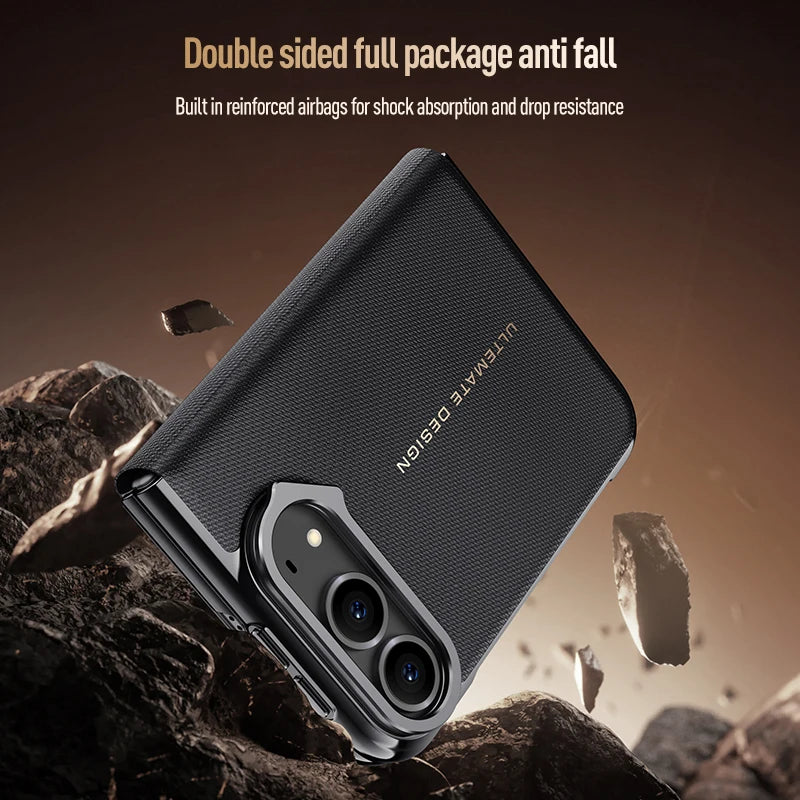 Étui iPhone Duo à rabat et support métal – CLEVI Paris