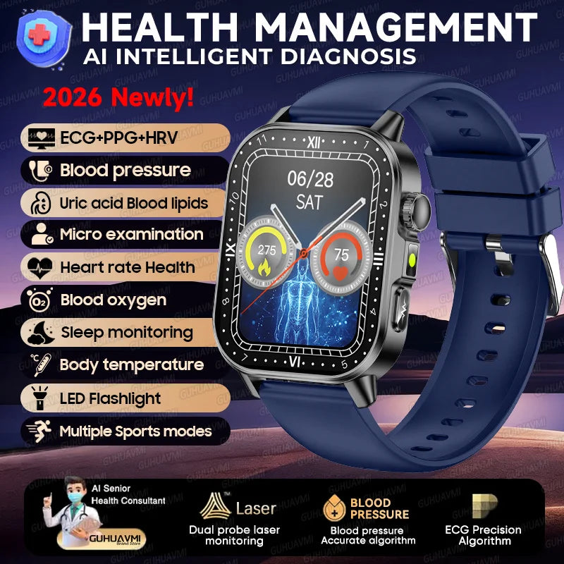 Montre connectée ET571 AMOLED 2″ – CLEVI Paris