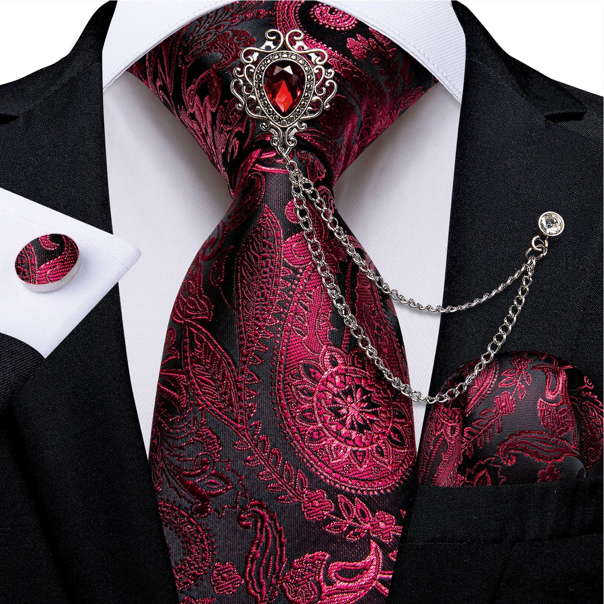 Coffret cravate homme, pochette et accessoires – CLEVI Paris