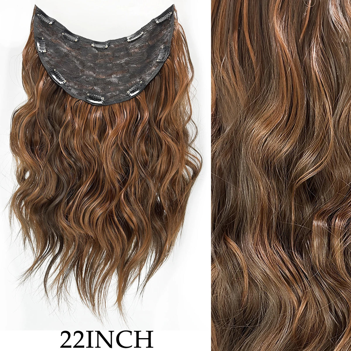 Extensions Cheveux Clips 7 Pcs Synthétique 50 Couleurs – CLEVI Paris