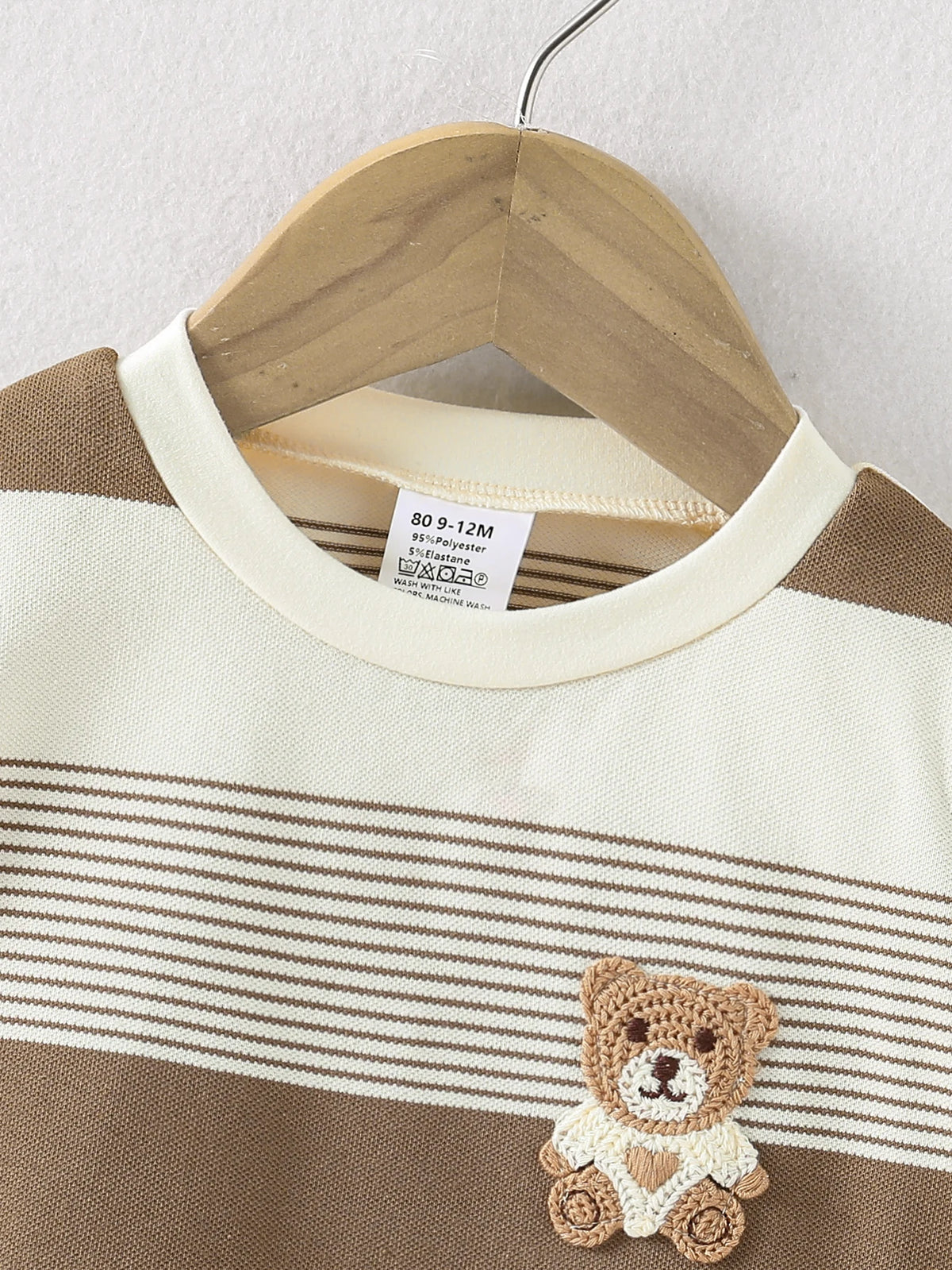 Ensemble bébé rayé T-shirt et short – CLEVI Paris