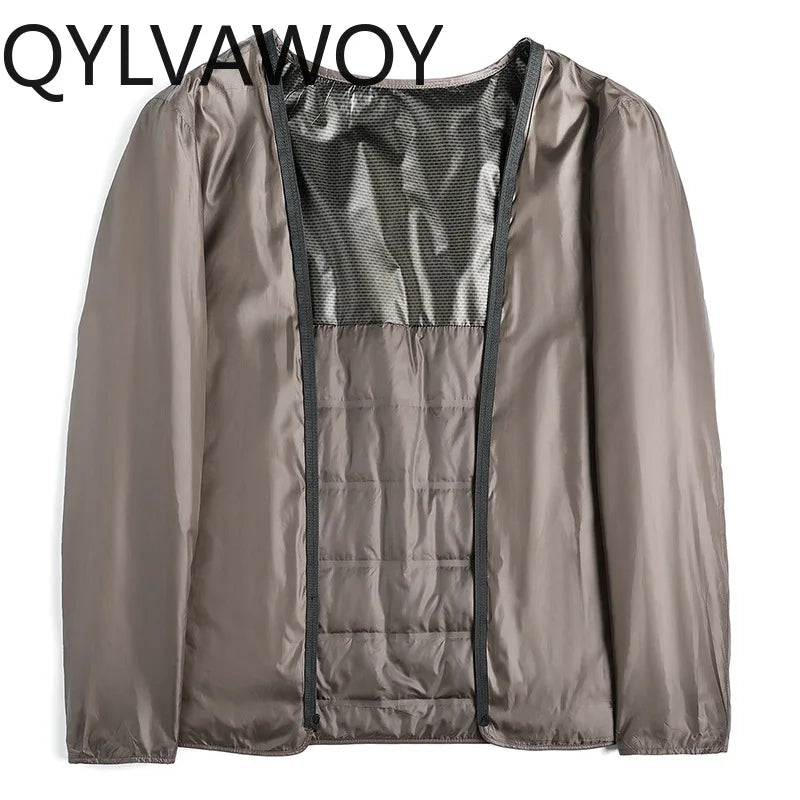 Veste homme laine et cachemire bleu foncé – CLEVI Paris