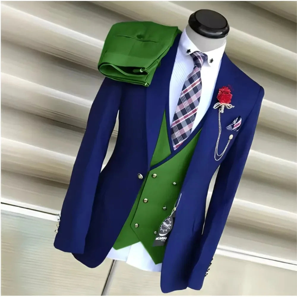 Costume homme 3 pièces, coupe slim – CLEVI Paris