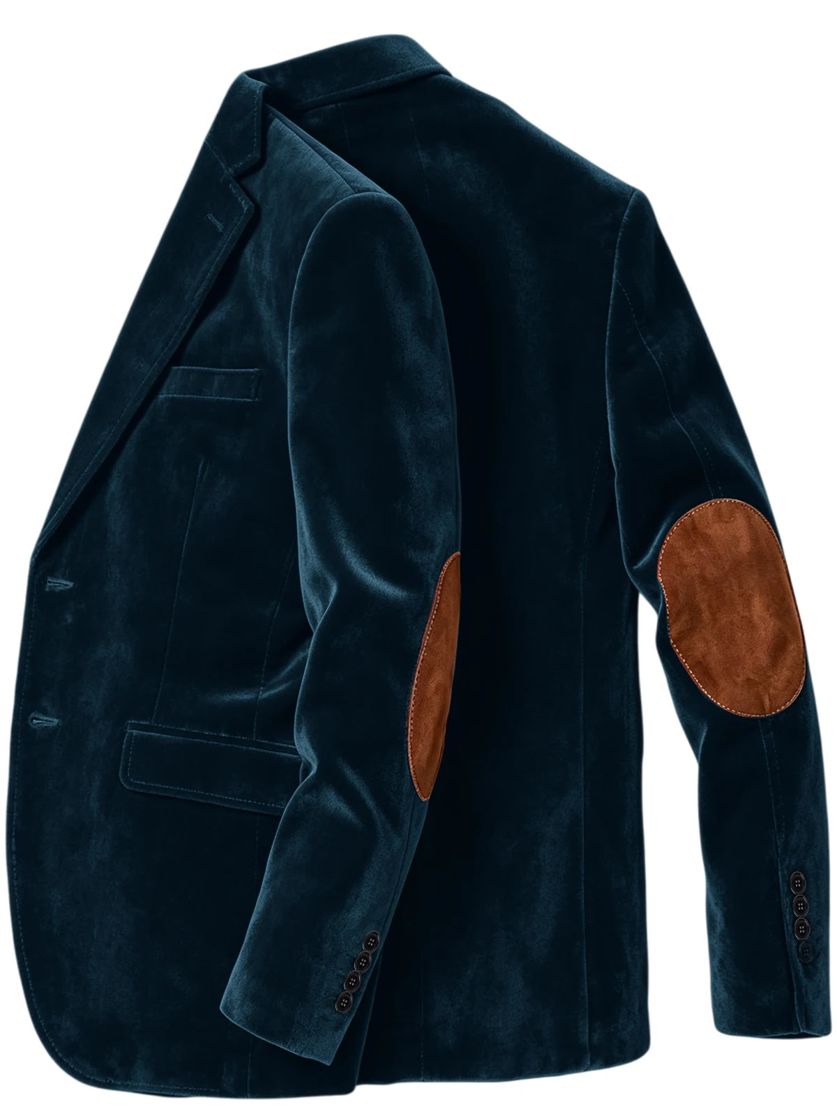 Blazer homme en velours à coudières – CLEVI Paris