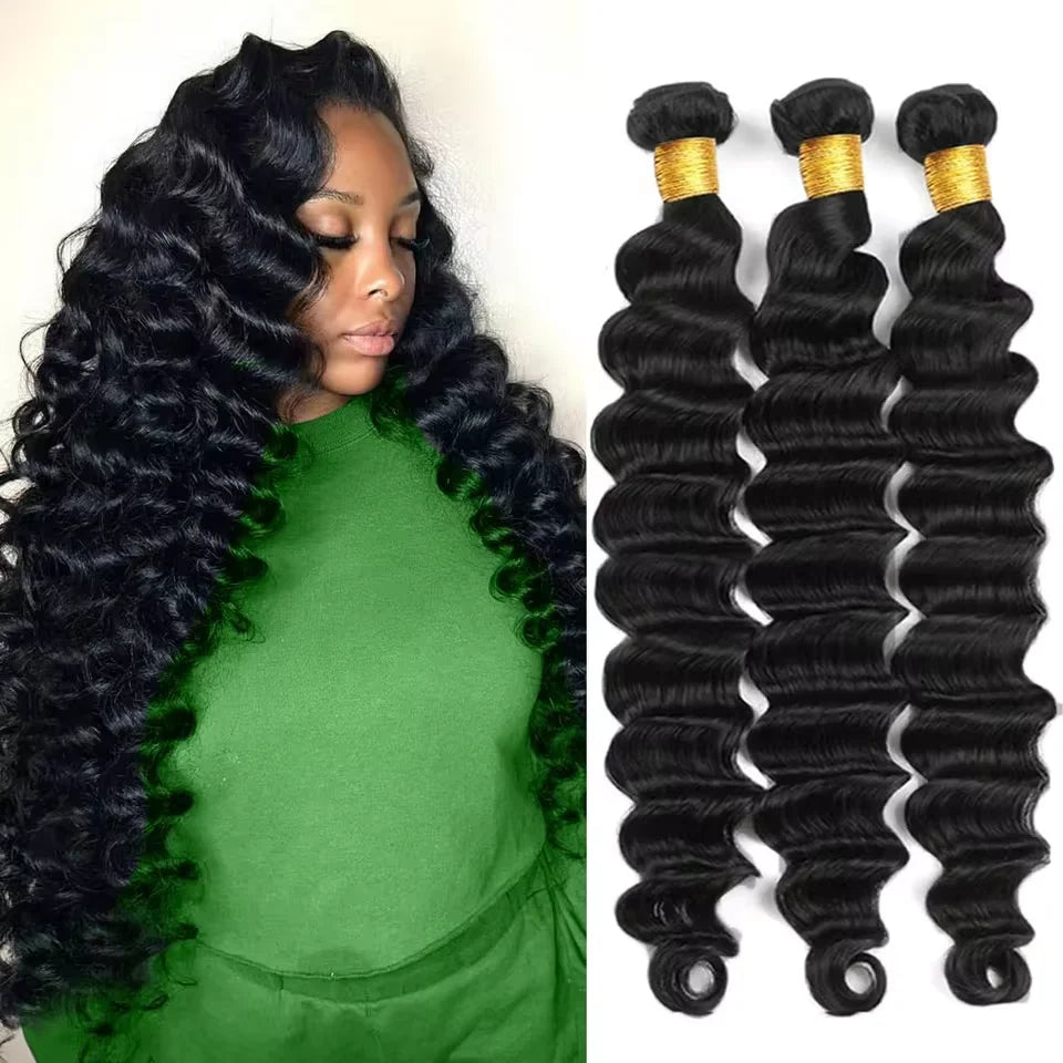 Mèches Brésiliennes Deep Wave Remy Naturelles Femme – CLEVI Paris