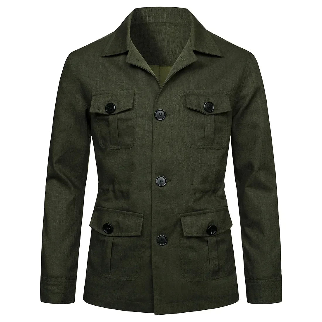 Veste safari homme à poches, style rétro – CLEVI Paris