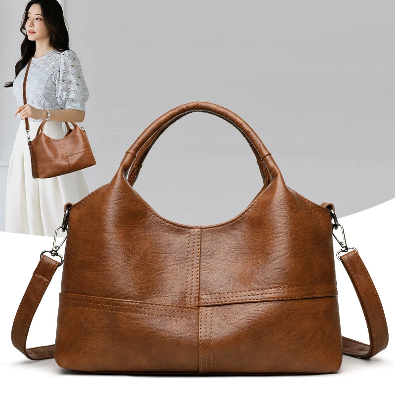 Sac à Main PU Souple Femme Bandoulière Casual Chic 6 Coloris – CLEVI Paris