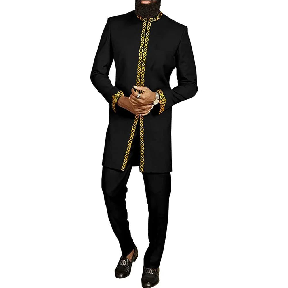 Ensemble Dashiki Homme Col Rond – CLEVI Paris