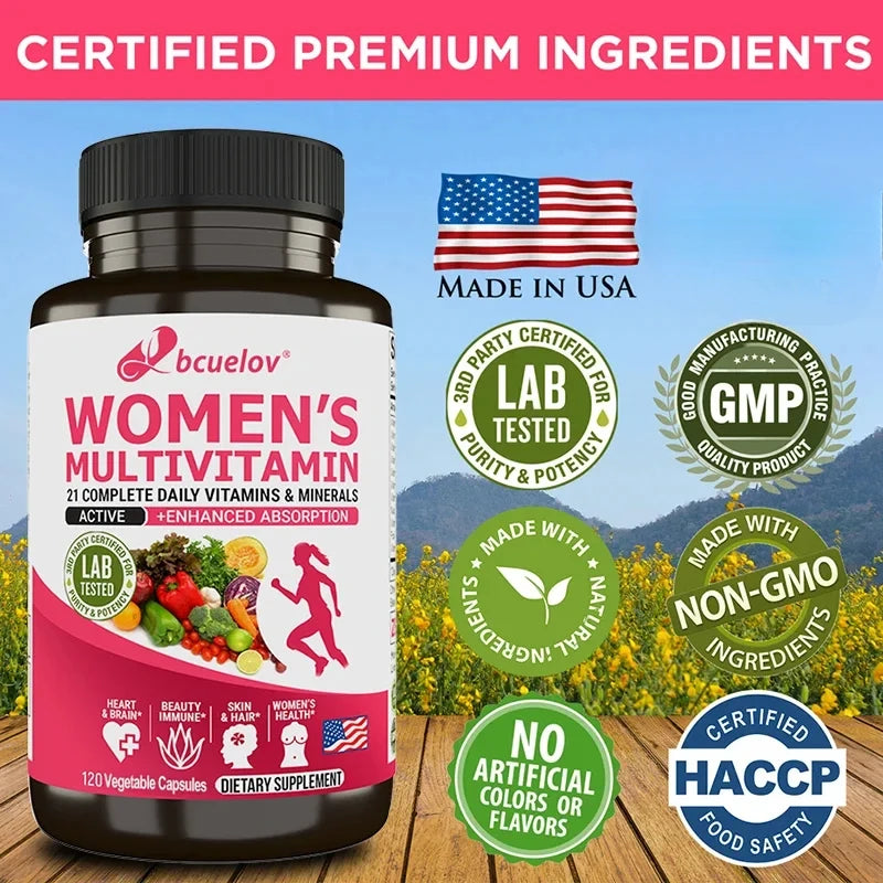 Multivitamines femme en capsules – CLEVI Paris