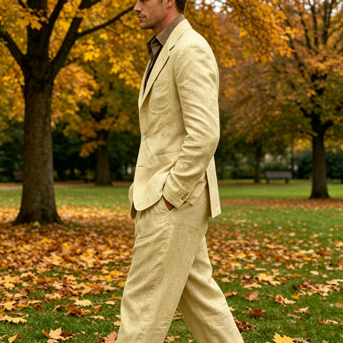 Costume Homme 2 Pièces en Lin – CLEVI Paris