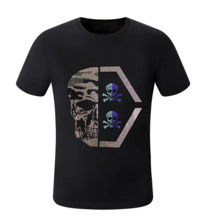 Short Homme Casual Strass Luxe PLEIN ALI – Hip Hop Coupe Ample Cordon – 27 Coloris, S à XXXL – CLEVI Paris