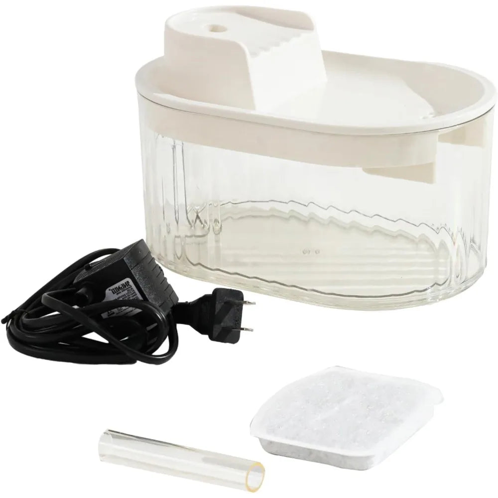 Distributeur d’eau pour chat blanc ou gris – CLEVI Paris