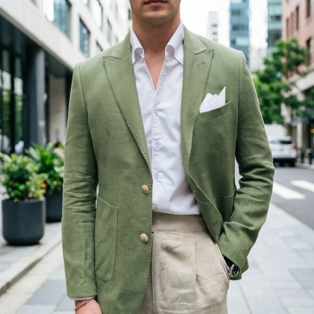 Veste Homme en Lin – CLEVI Paris