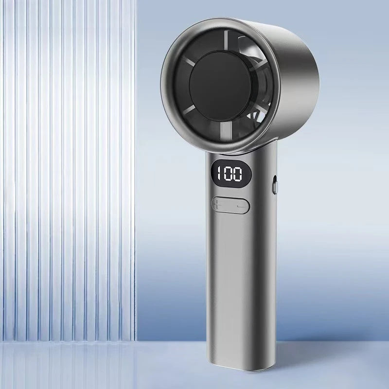 Mini Ventilateur Portable Pliable – Batterie 1800mAh Rechargeable USB Puissant Voyage Été Intérieur Extérieur – CLEVI Paris