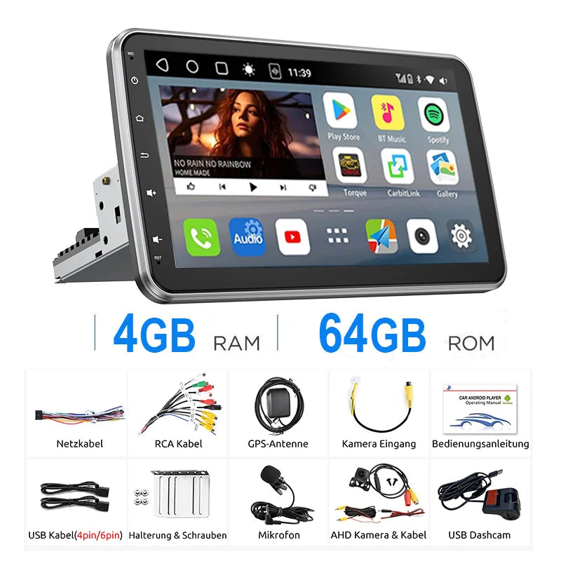 Autoradio ESSGOO 10,1″ Android CarPlay – CLEVI Paris