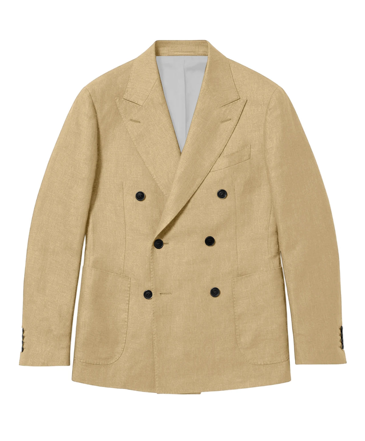 Blazer croisé homme en lin – CLEVI Paris