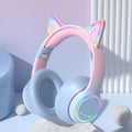 Casque Bluetooth Chat RGB Fille Enfant Micro Pliable – CLEVI Paris