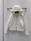 Veste matelassée femme à capuche en coton – CLEVI Paris