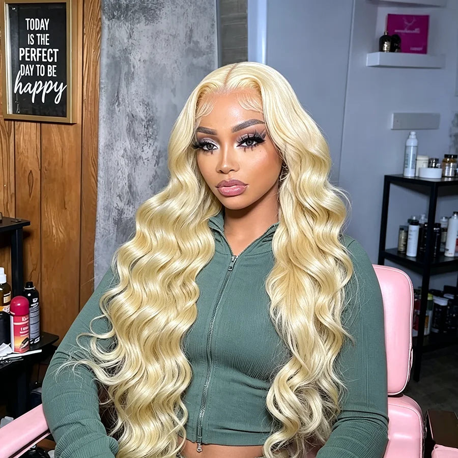 Perruque Lace Front Body Wave Blonde #613 Remy – CLEVI Paris