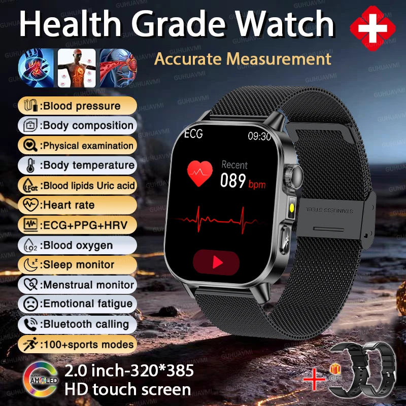 Montre TAVYU ET571 AMOLED 2″ Bluetooth – CLEVI Paris
