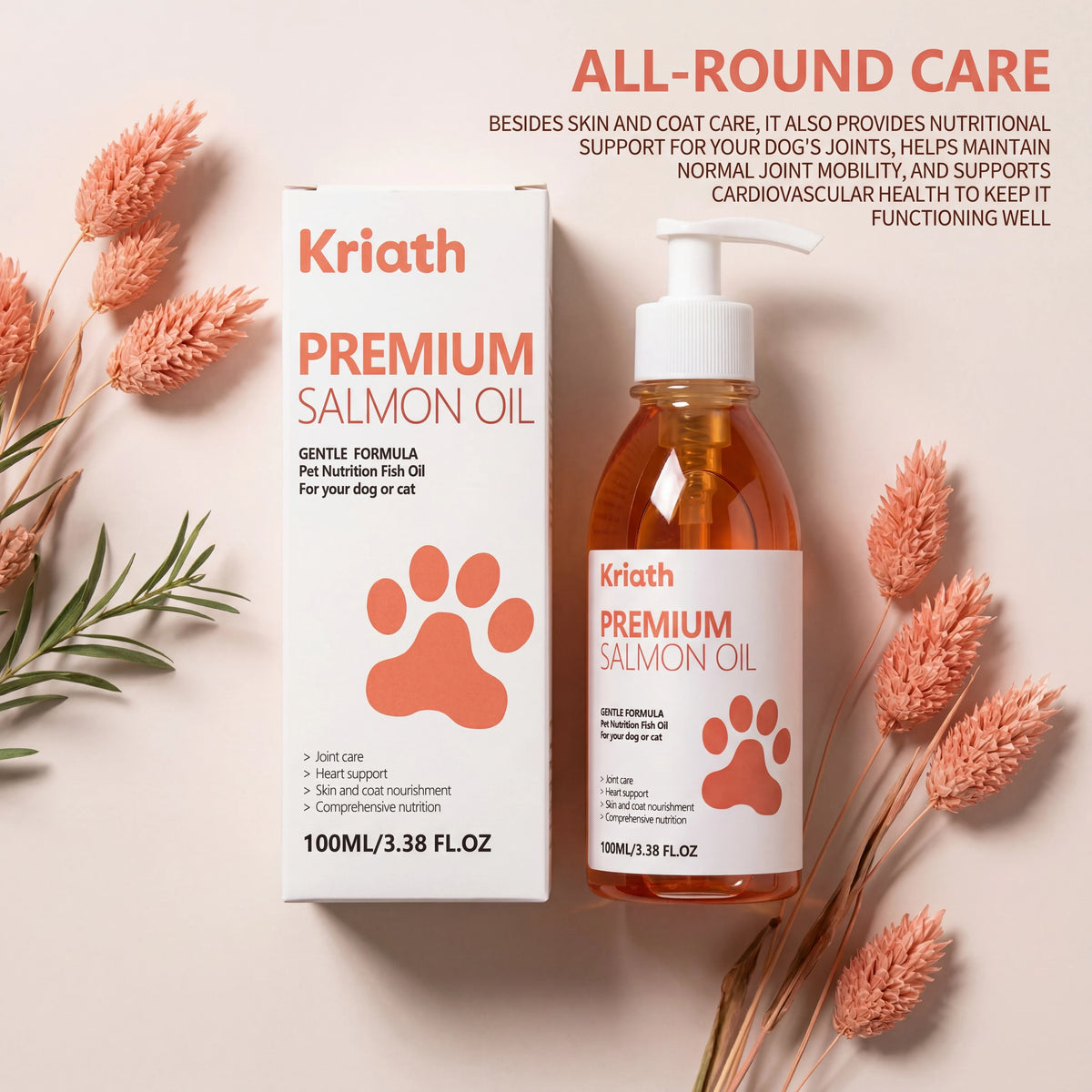 Huile de saumon pour chien 100 ml – CLEVI Paris