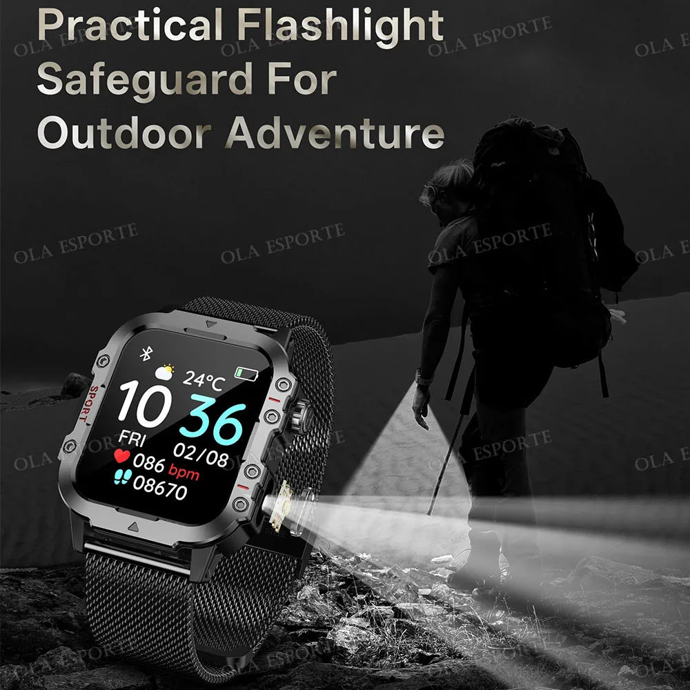 Montre Ola Esporte Bluetooth et lampe torche – CLEVI Paris