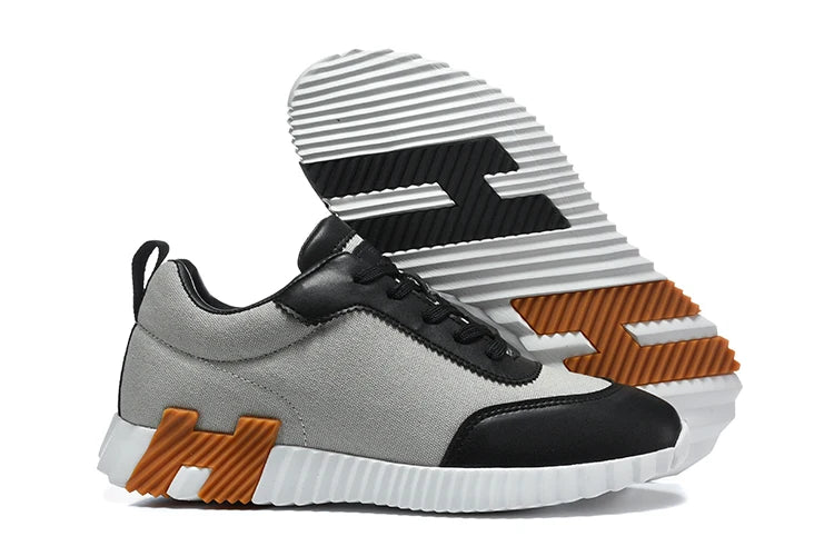 Sneakers homme en toile à semelle caoutchouc – CLEVI Paris