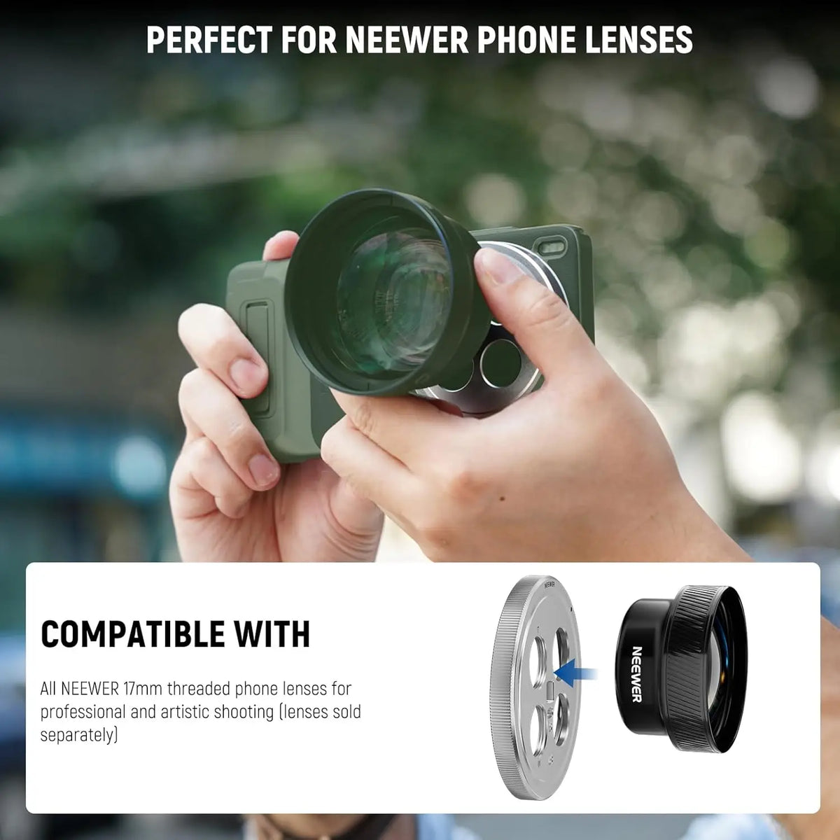Plaque NEEWER PA112 17 mm pour VIVO X200 Ultra – CLEVI Paris
