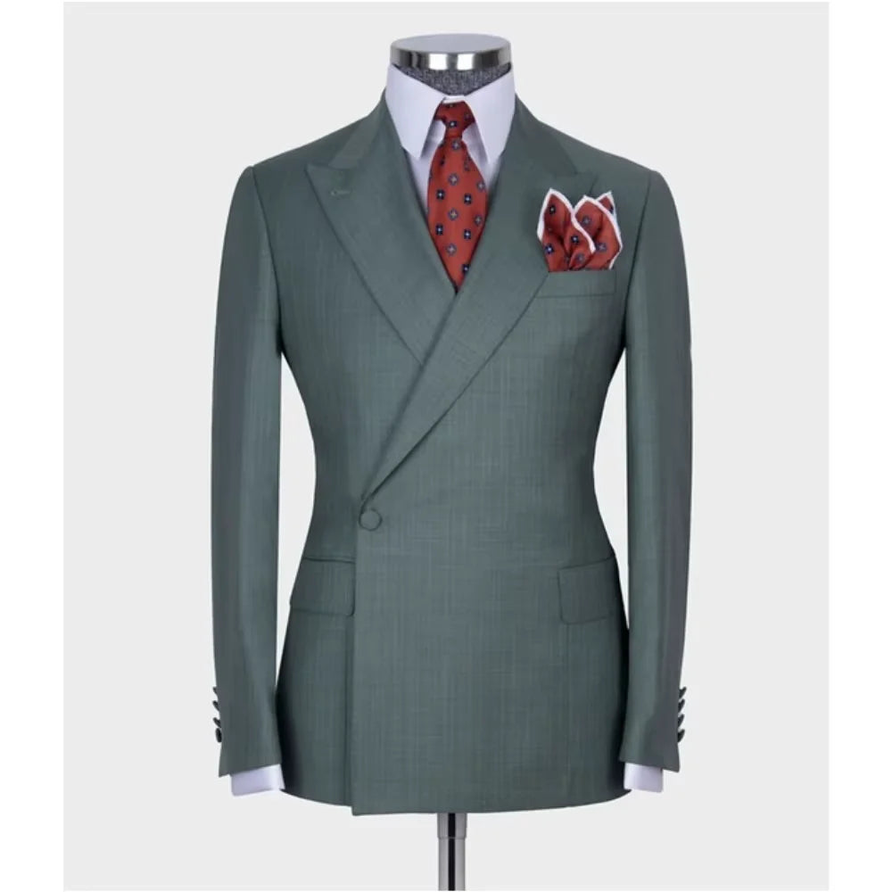 Costume homme 2 pièces à revers pointus – CLEVI Paris