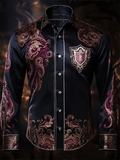 Chemise Homme à Motifs et Badge 3D – CLEVI Paris
