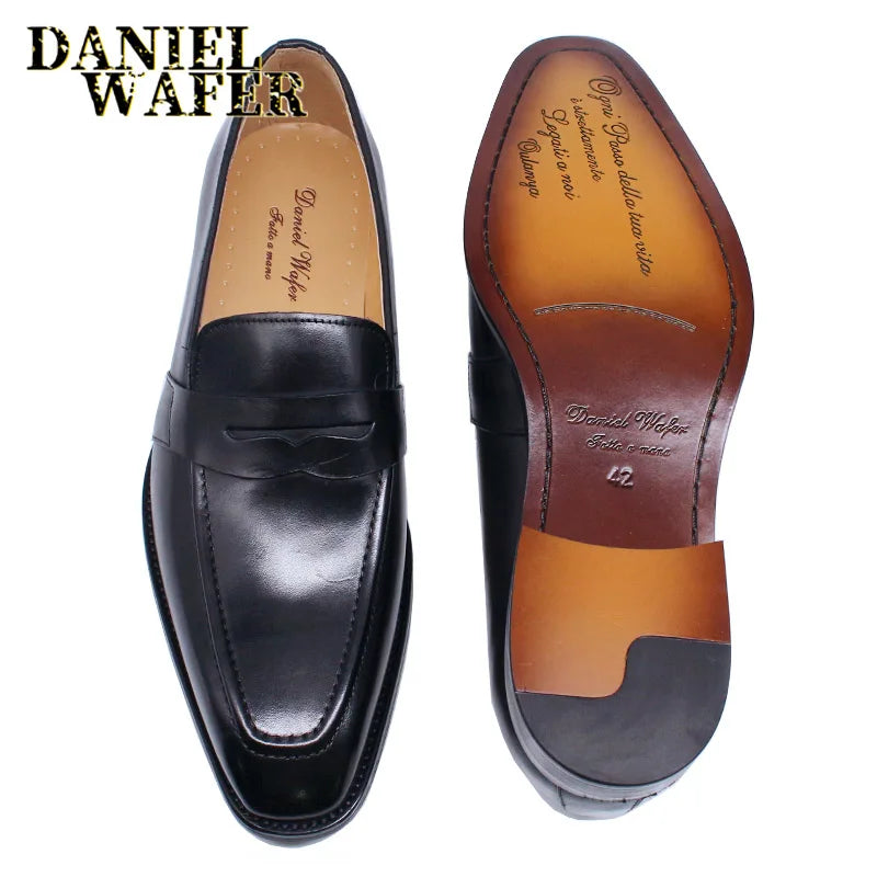 Mocassins homme en cuir à enfiler – CLEVI Paris