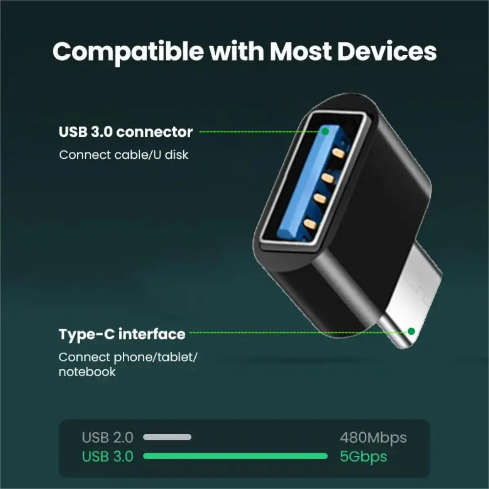 Mini Adaptateur USB-C vers USB-A OTG MacBook iPad – CLEVI Paris