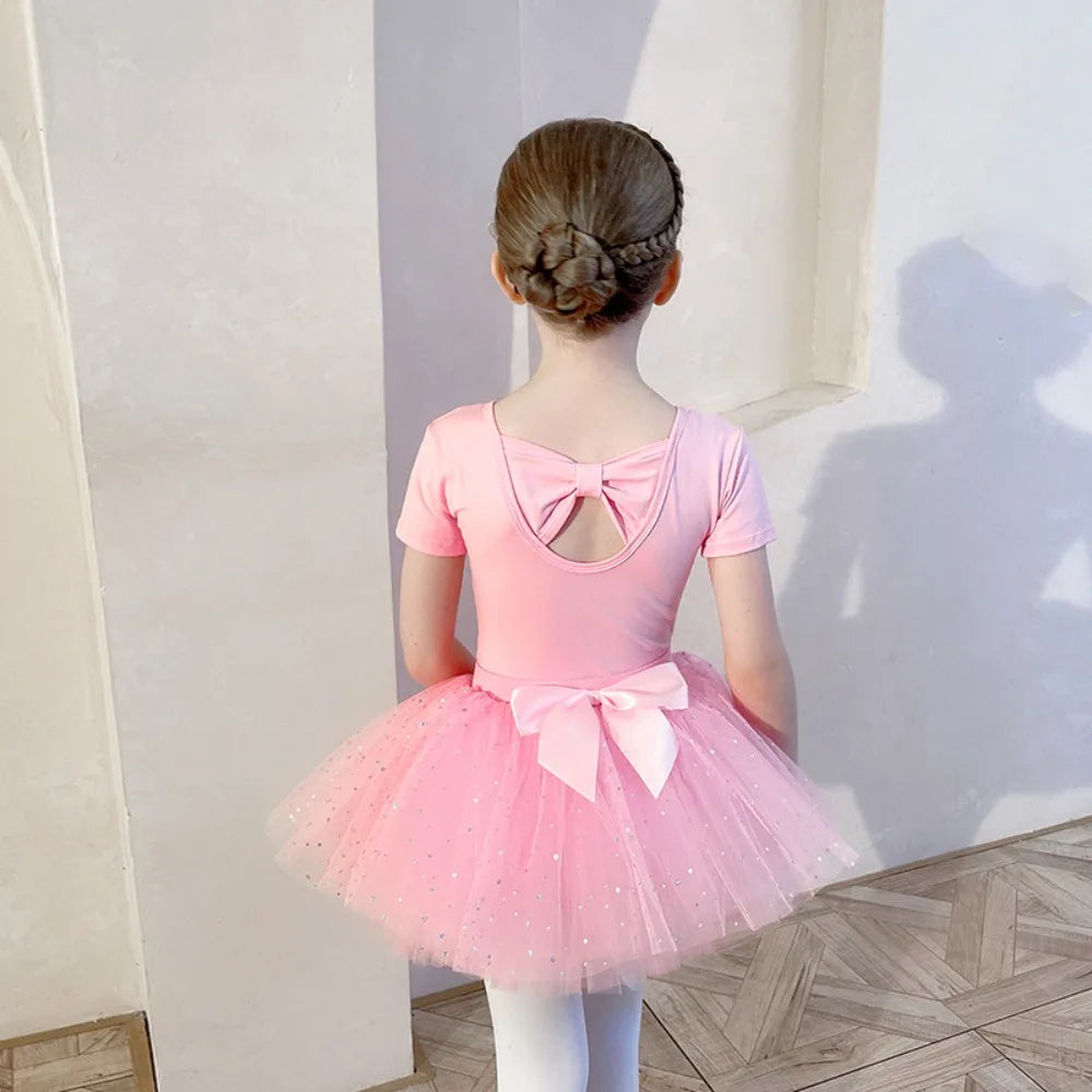 Robe tutu de danse fille à manches longues – CLEVI Paris