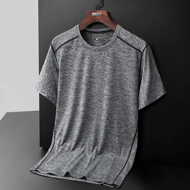 T-Shirt Unisexe Respirant Élastique Rayures Sport Camping Casual Été Grande Taille M-8XL – CLEVI Paris