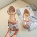 Chaussures fille scintillantes à nœud – CLEVI Paris