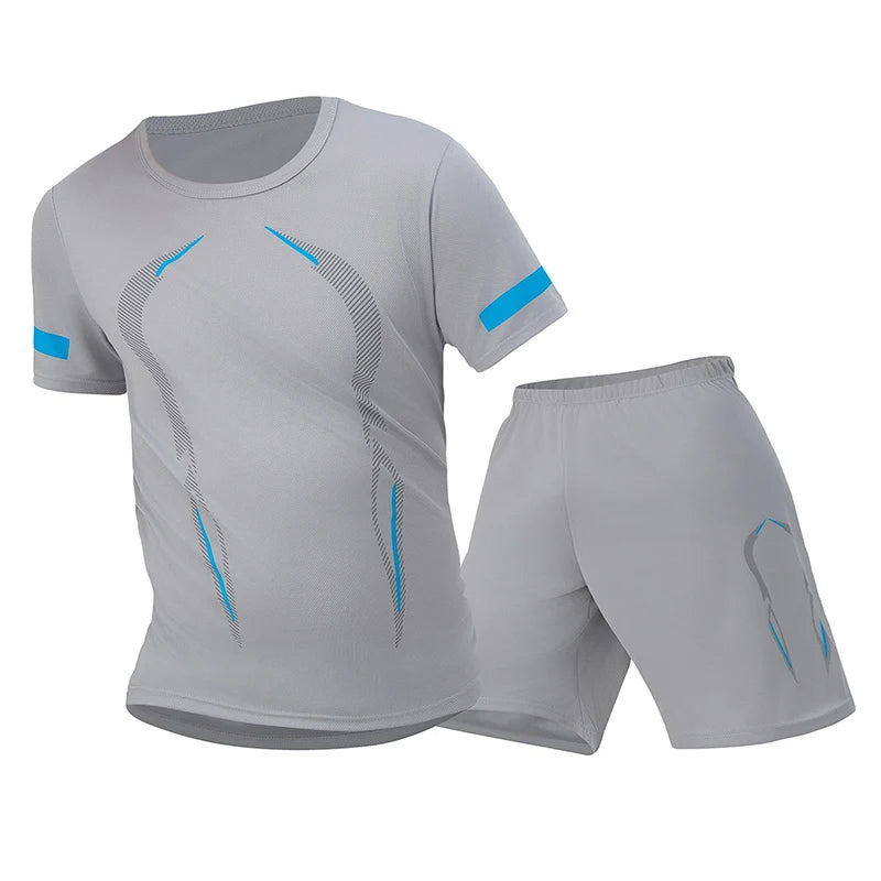 Ensemble homme en maille t-shirt et short – CLEVI Paris