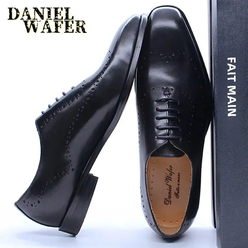 Richelieus Oxford en cuir à lacets – CLEVI Paris