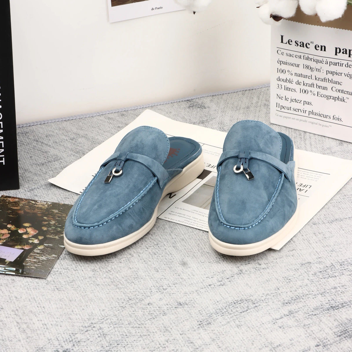 Sandales femme plates à enfiler – CLEVI Paris