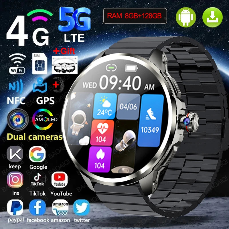 Montre connectée AMOLED 1,95 pouce GPS – CLEVI Paris