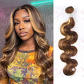 Extensions Cheveux Humains Body Wave Highlight Ombré Brun – CLEVI Paris