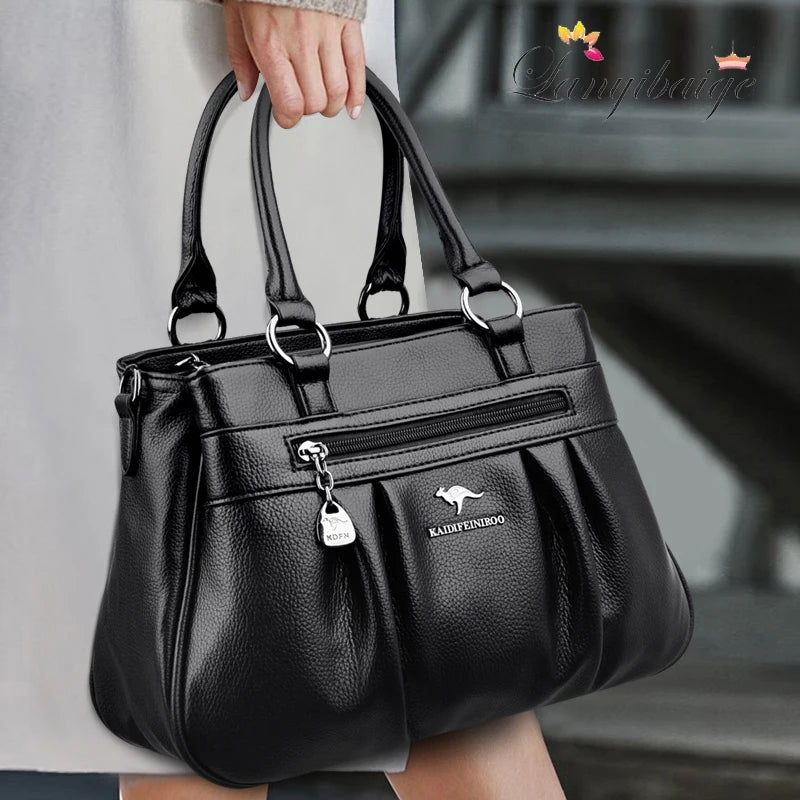 Sac fourre-tout femme à poches zippées – CLEVI Paris