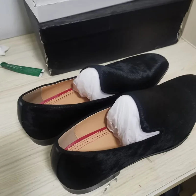 Mocassins Cuir Crin de Cheval Homme Luxe – CLEVI Paris