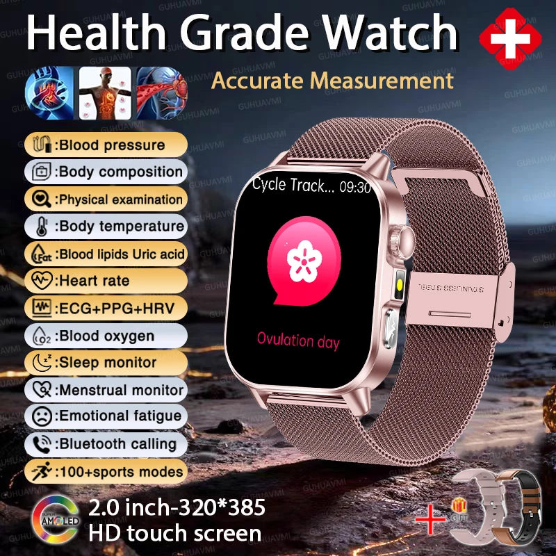 Montre TAVYU ET571 AMOLED 2″ Bluetooth – CLEVI Paris