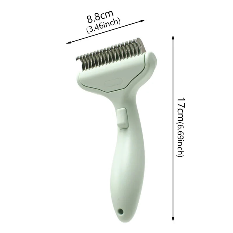 Brosse démêlante chien et chat anti-poils morts – CLEVI Paris