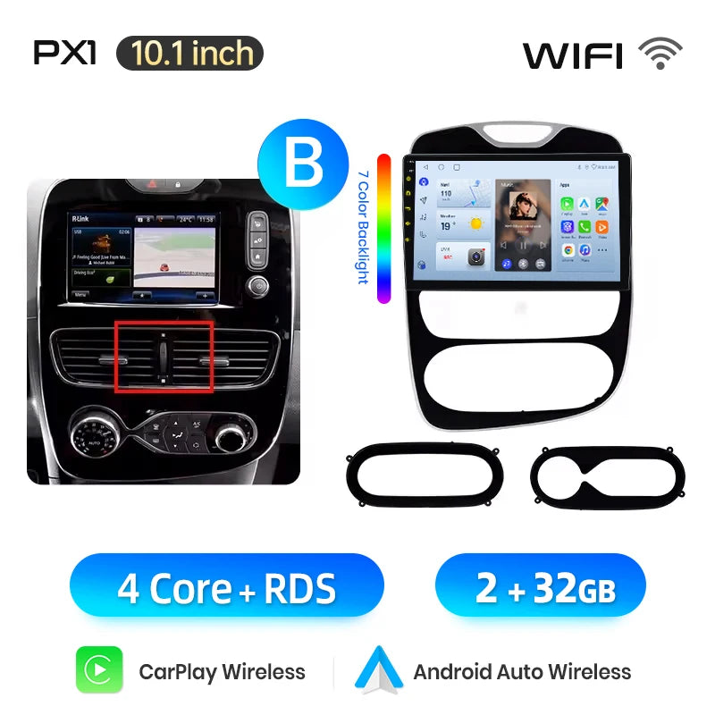 Autoradio AWESAFE Clio 4 CarPlay 2012–2019 – CLEVI Paris