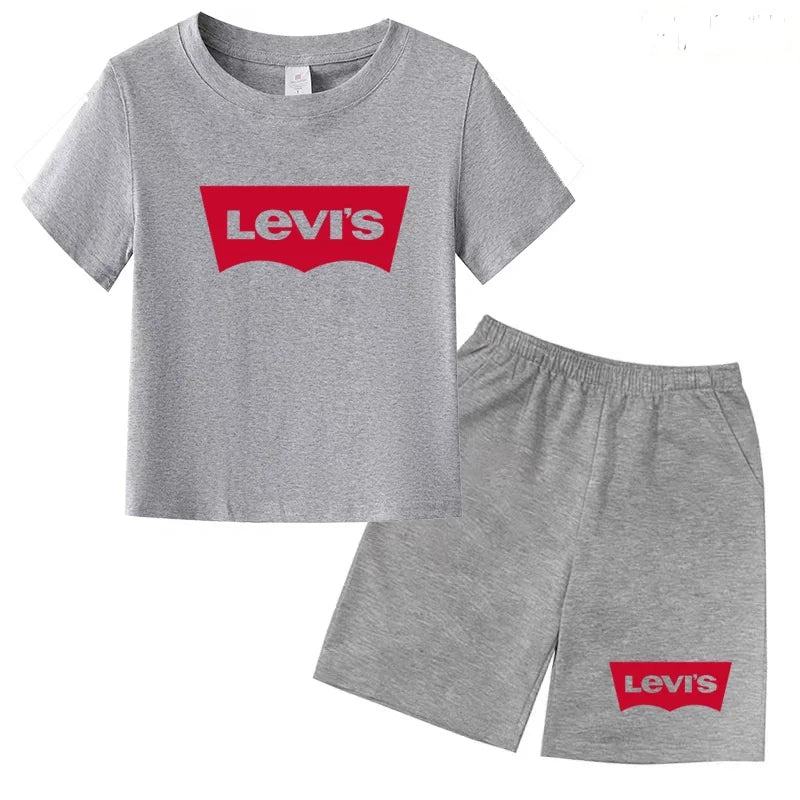Ensemble enfant t-shirt et short imprimé – CLEVI Paris