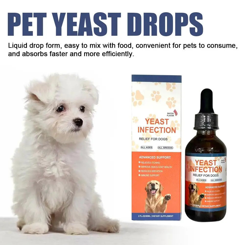 Gouttes de levure chiens et chats 60 ml – CLEVI Paris